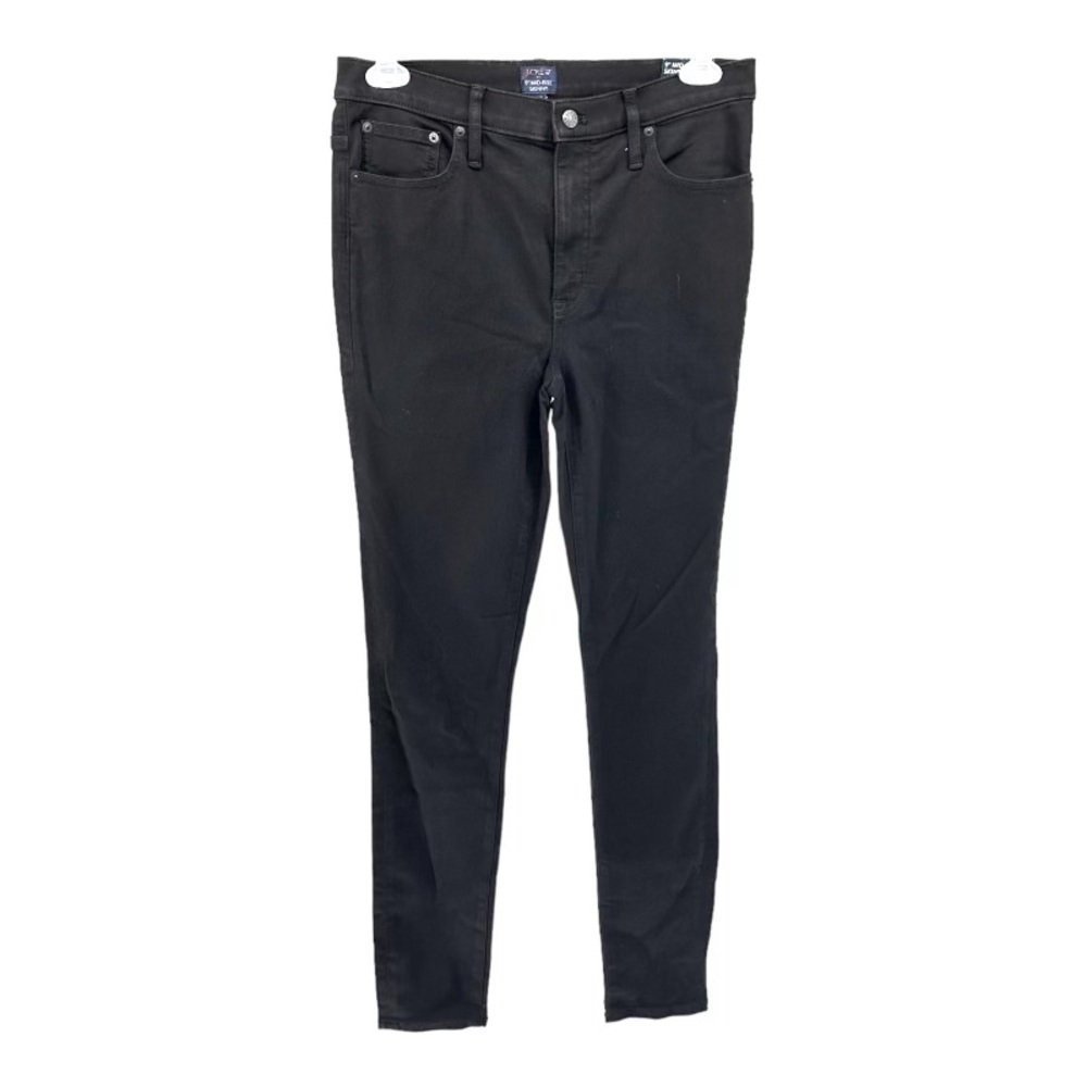 J‎ Crew | NWT Women’s 30T Tall Black Jeans 9” mid rise Skinny BK588